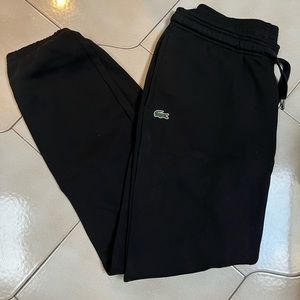 Lacoste men’s black sweat pants- like new